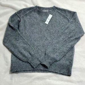 J. Crew Relaxed Pullover Sweater Heather Gray Small BM170